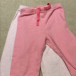 Pink sweat pants